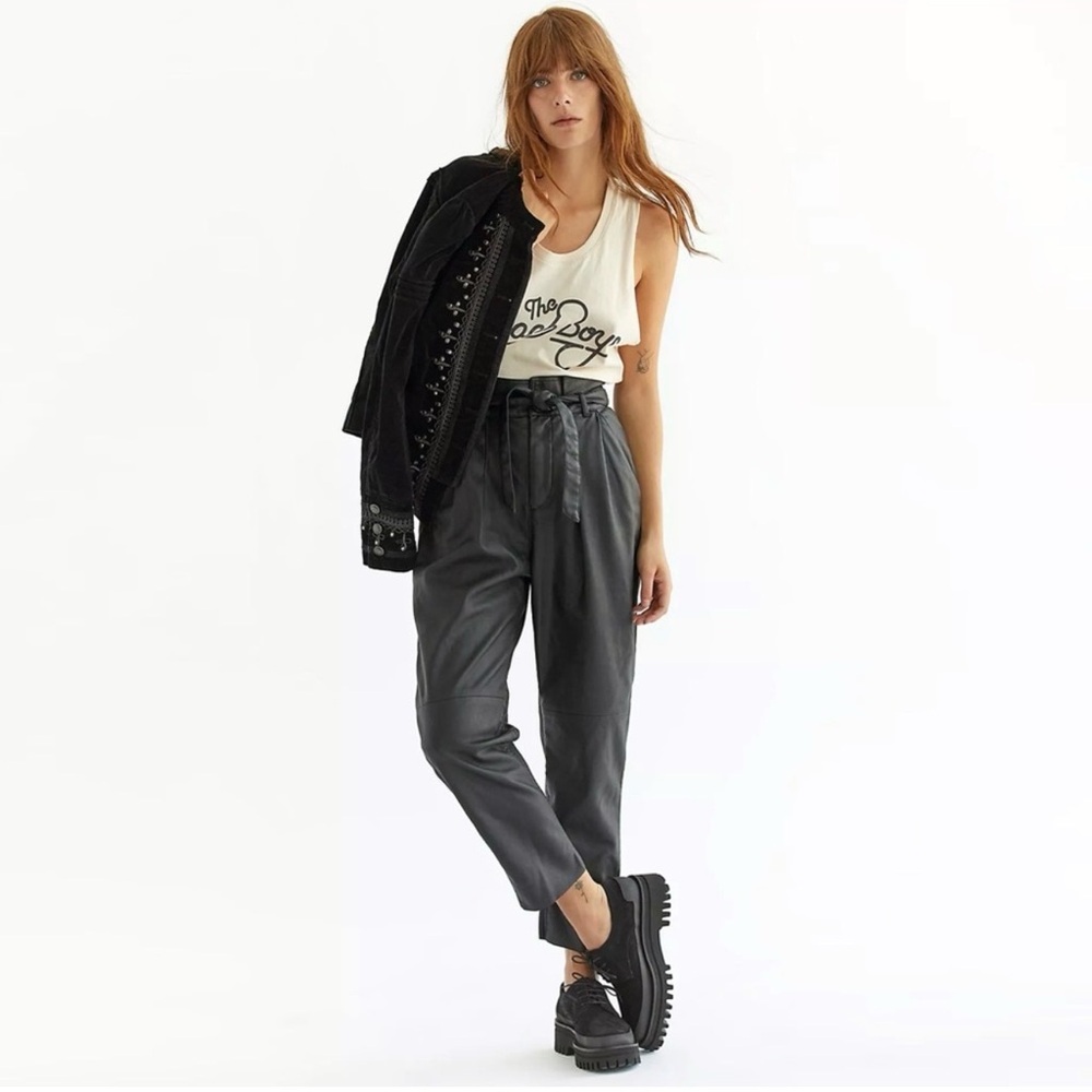 Free People - Nightfall Vegan Pants - Black